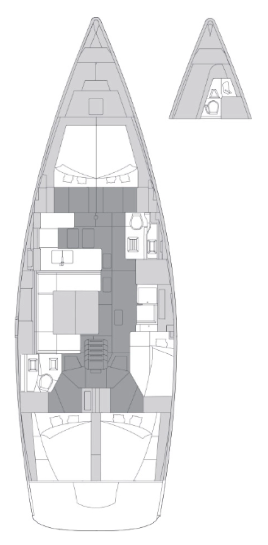 Noleggio Barca a vela a Trogir – Elan Impression 50.1