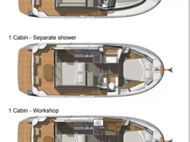 Barca a motore a noleggio a Vinkuran al miglior prezzo