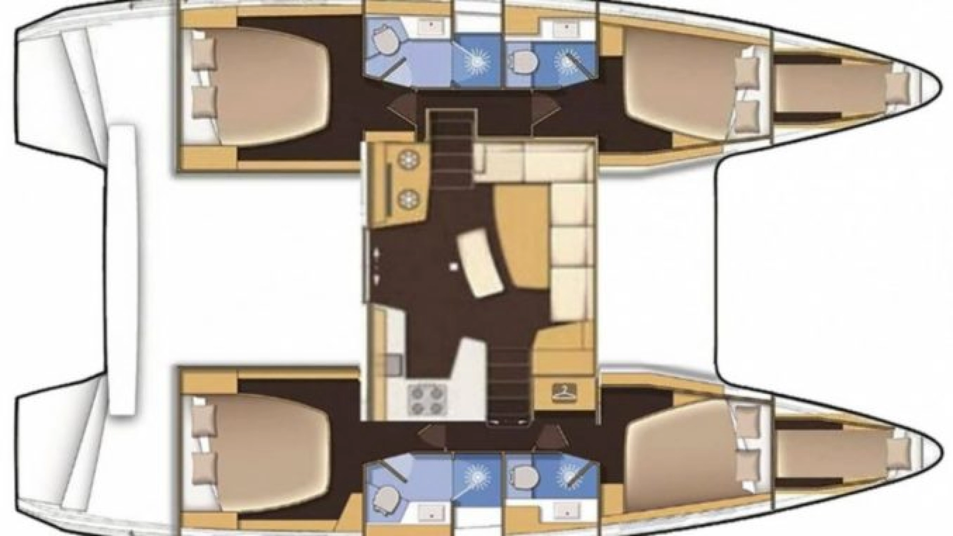 Noleggio Catamarano Lagoon con patente nautica