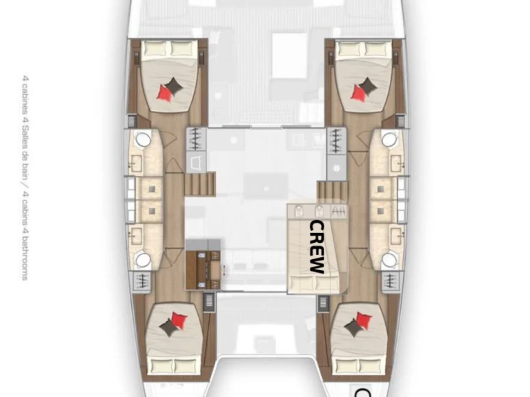 Noleggio barche Lagoon Lagoon 50F a Bossoglina su Samboat