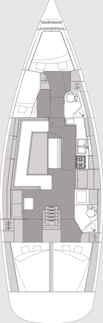 Noleggio a Punat – Elan Impression 45.1 su SamBoat