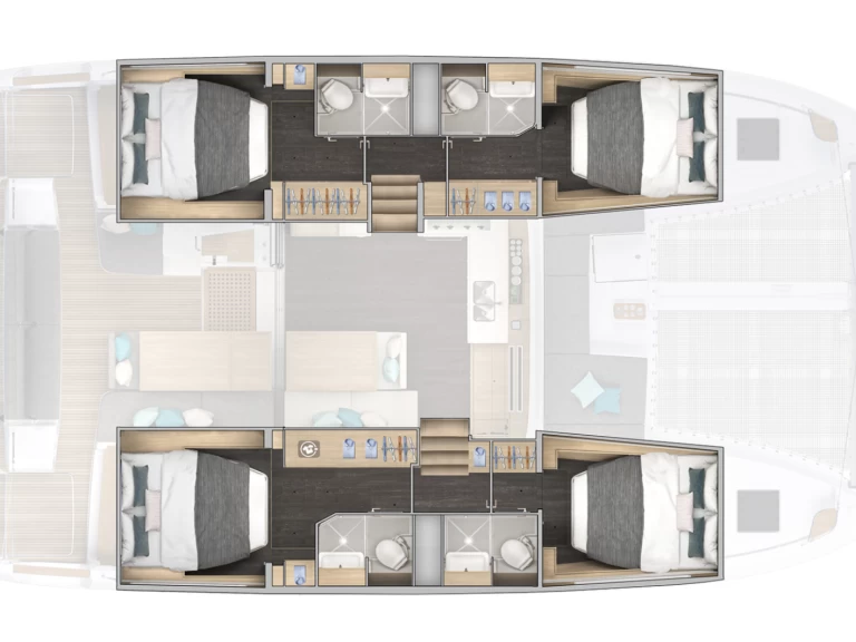 Noleggio barche Lagoon Lagoon 43 a Cugnana Verde su Samboat