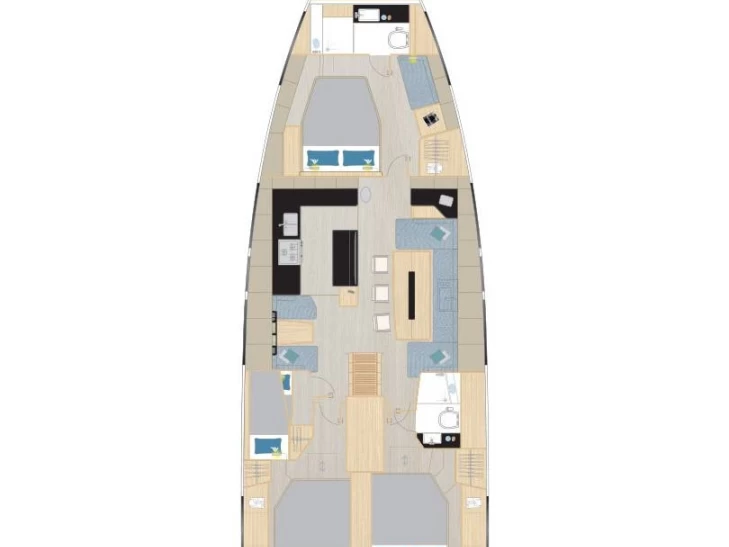 Noleggio Barca a vela Hanse con patente nautica