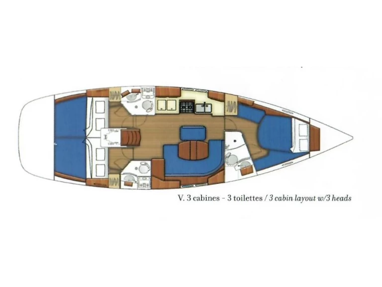 Noleggio Barca a vela Bénéteau con patente nautica