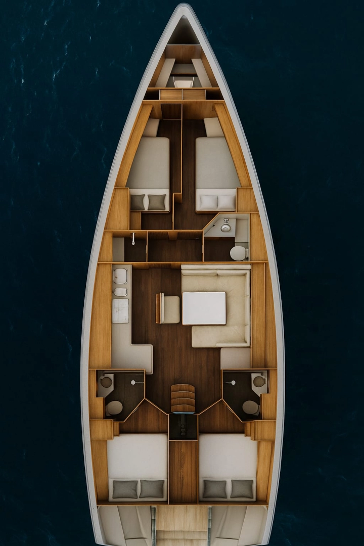 Noleggio Barca a vela a Heiligenhafen – Bavaria Cruiser 45