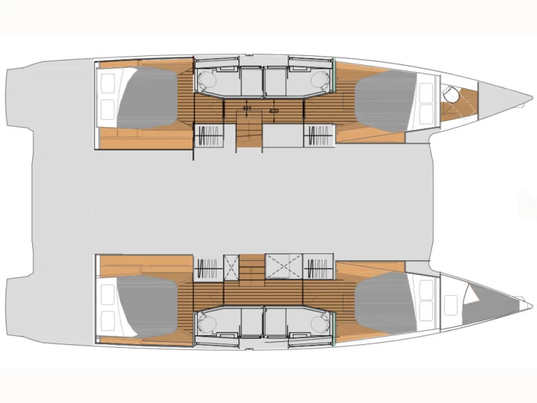 Noleggiare una Fountaine Pajot Elba 45 a Cagliari