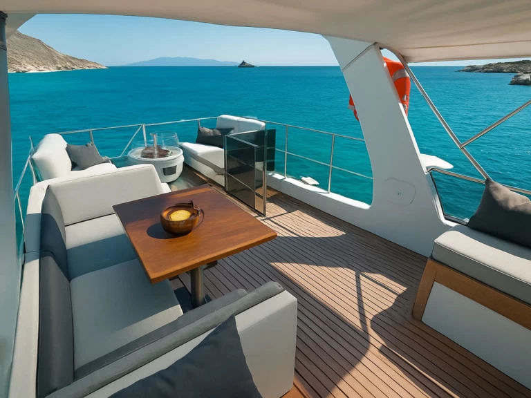 Noleggio a Mykonos (Citta) – Maiora Fly Bridge su SamBoat