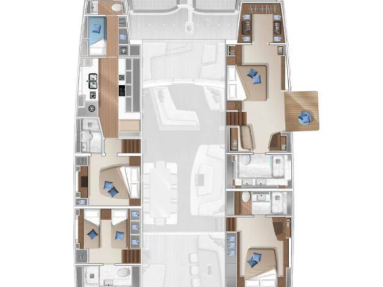 Noleggio barche Lagoon Lagoon 77 a Ajaccio su Samboat