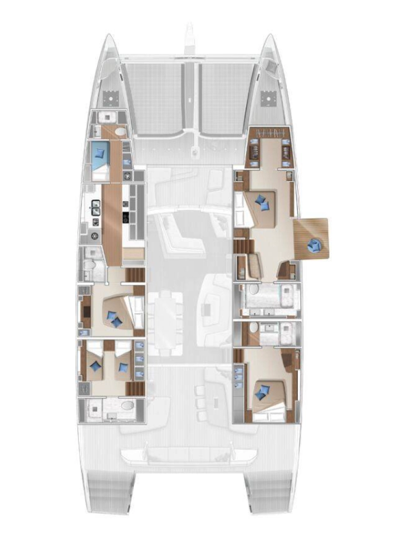 Noleggio barche Lagoon Lagoon 77 a Ajaccio su Samboat