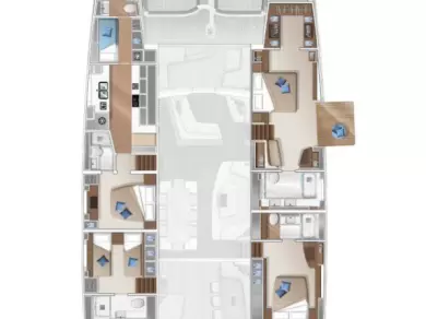 Noleggio barche Lagoon Lagoon 77 a Ajaccio su Samboat