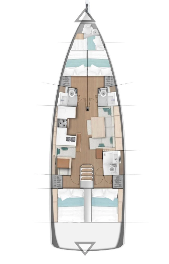 Noleggio barche Jeanneau Sun Odyssey 490 a Trogir su Samboat