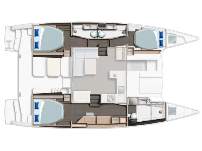 Noleggio Catamarano Leopard con patente nautica