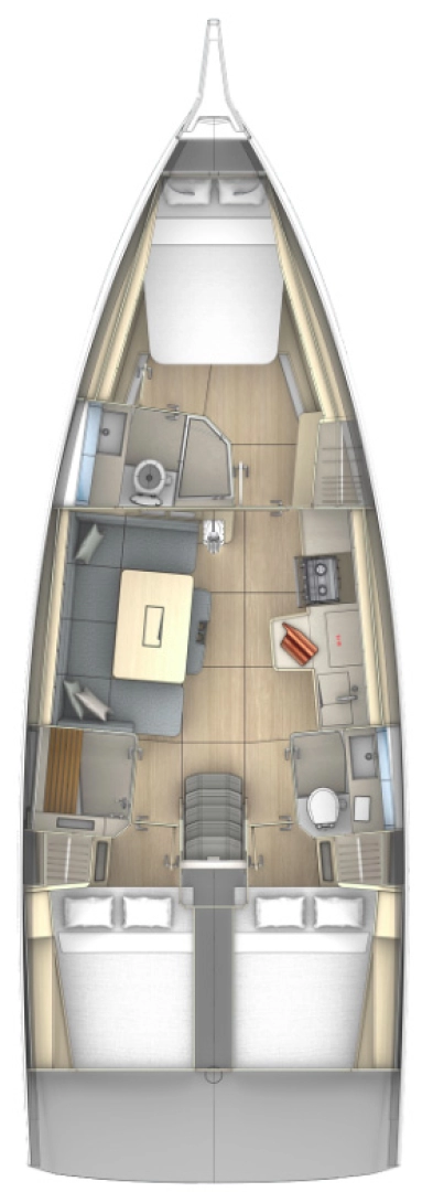 Noleggio barche Murter-Kornati economico Dufour 41