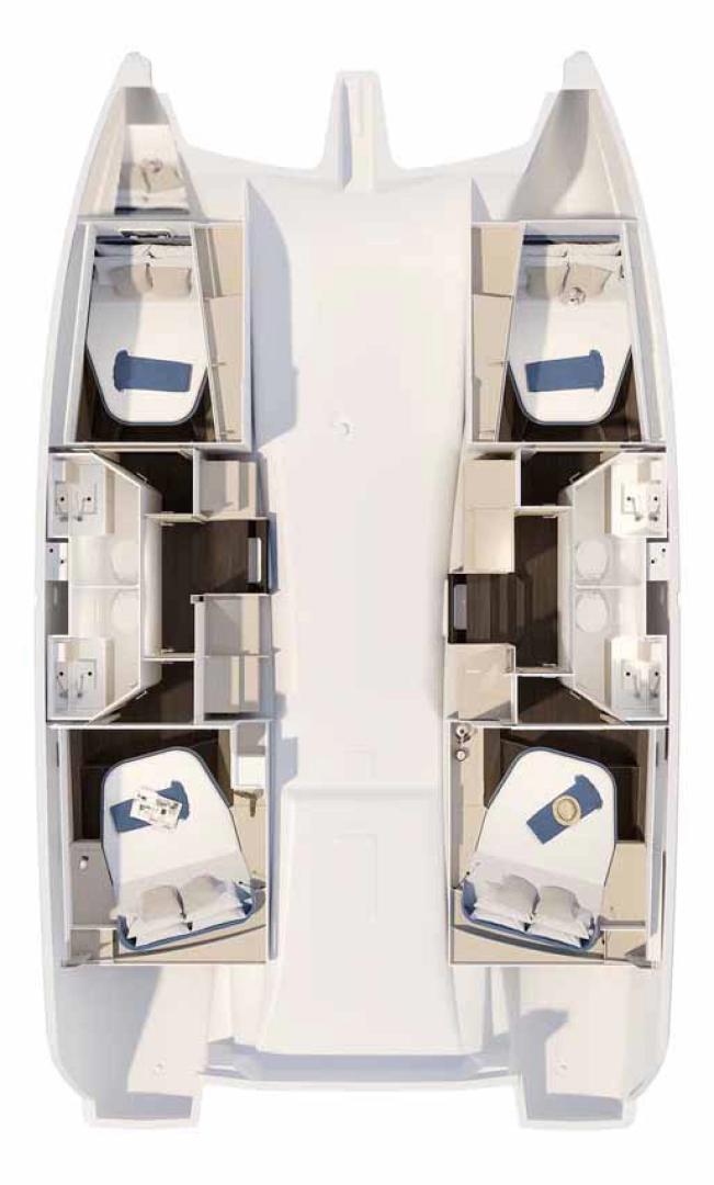 Noleggiare una Fountaine Pajot Fountaine Pajot FP 41 Quatuor 4 a Trogir