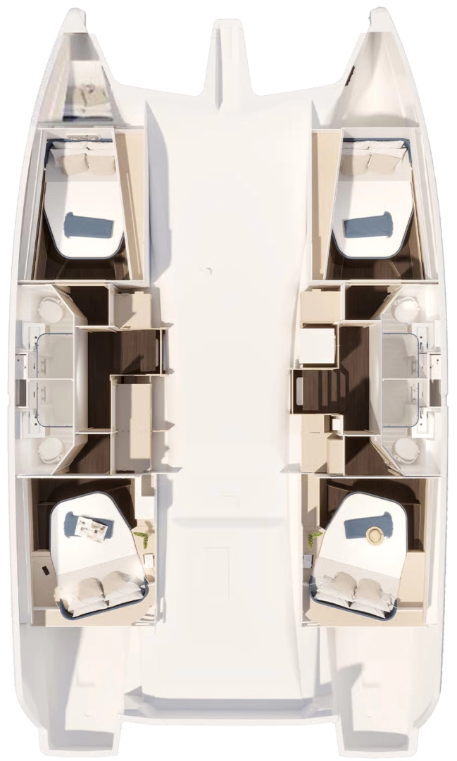 Noleggio Catamarano a Trogir – Fountaine Pajot Fountaine Pajot FP 44 Quatuor - 4 cab.