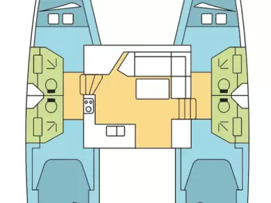 Noleggio Catamarano con o senza skipper Fountaine Pajot a Trogir