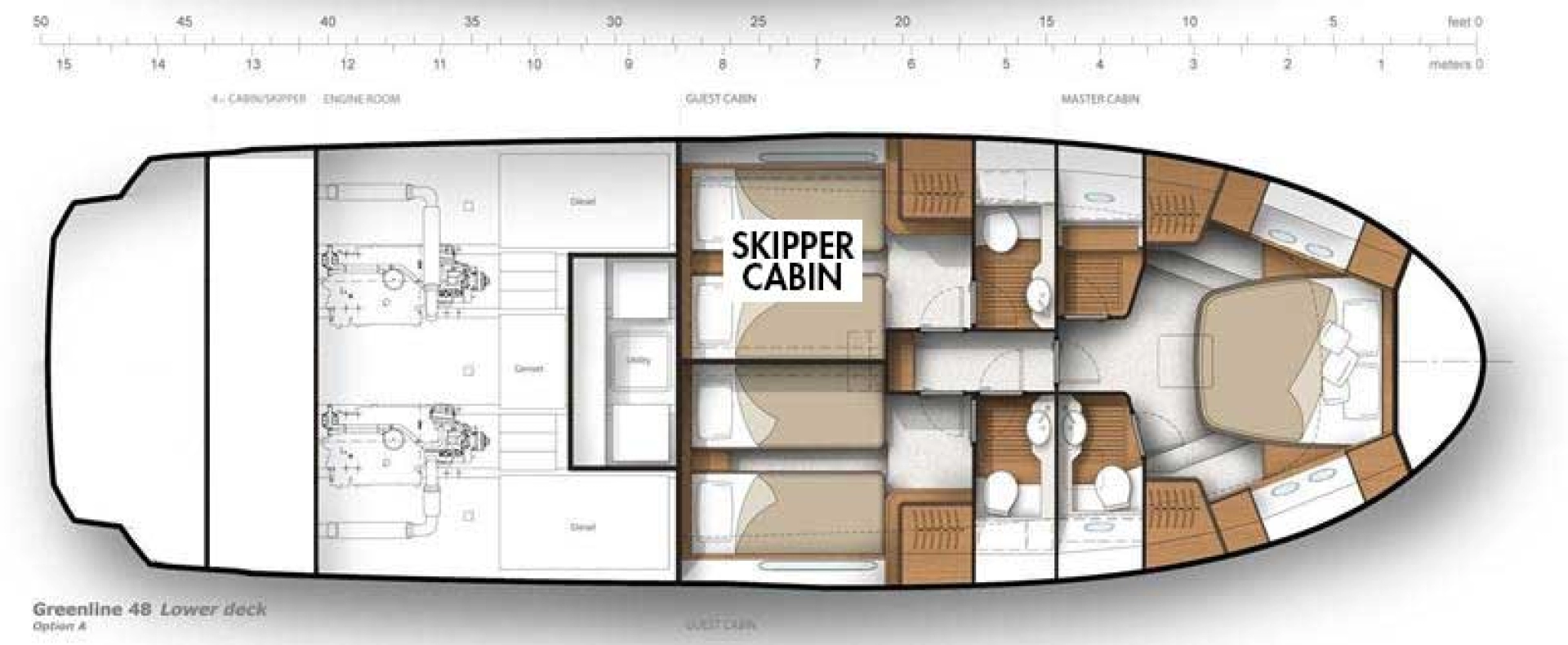 Noleggio Yacht di lusso Greenline Yachts con patente nautica