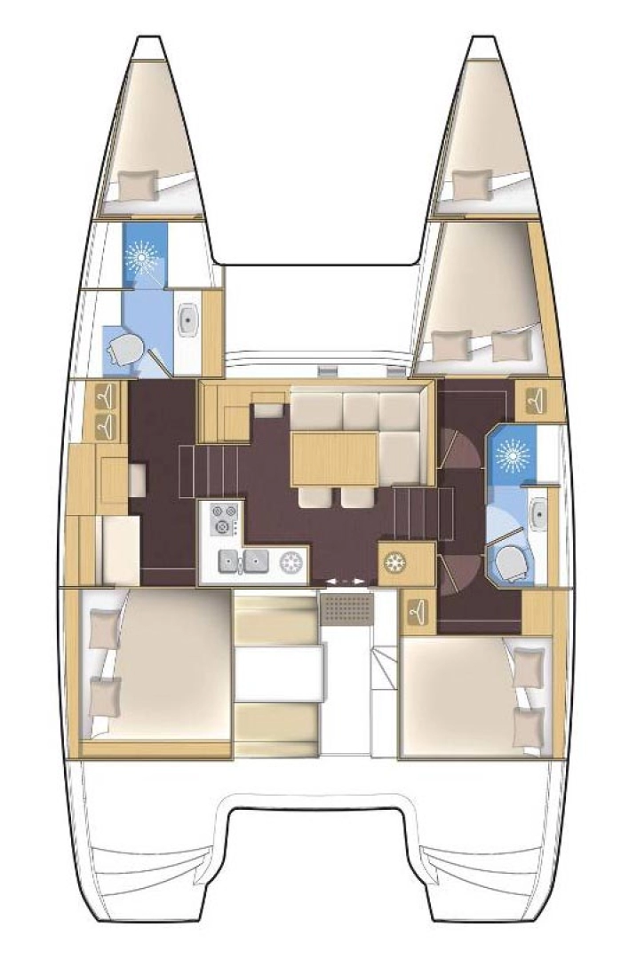 Noleggio barche Lagoon Lagoon 40 Motor Yacht a Sebenico su Samboat