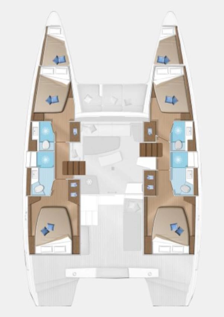 Noleggio barche Sebenico economico Lagoon 42