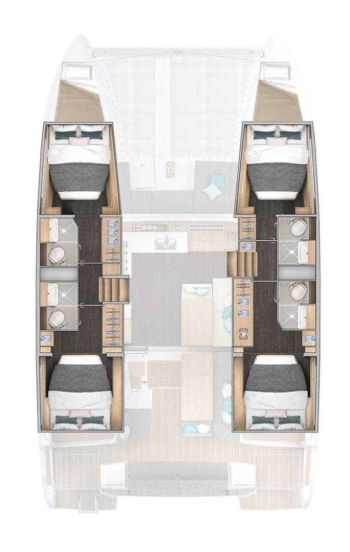 Noleggio Catamarano a Sebenico – Lagoon Lagoon 43