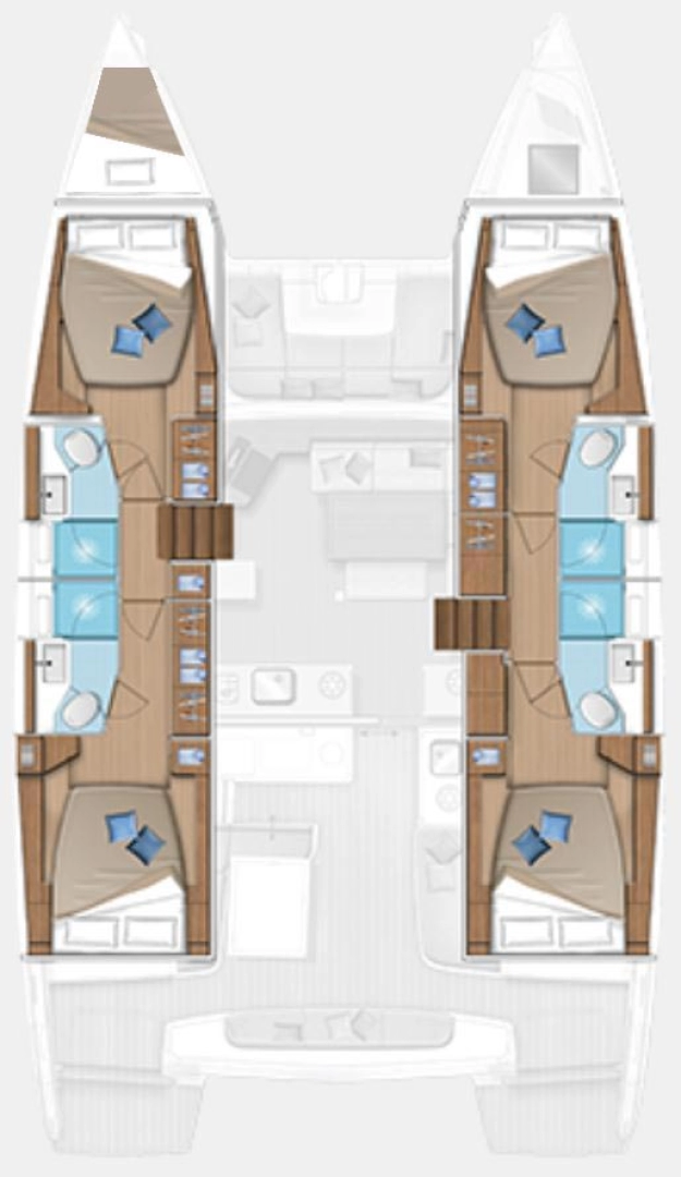 Noleggio Catamarano a Deme of Volos – Lagoon Lagoon 46