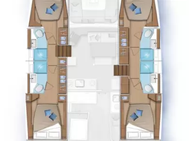 Noleggio Catamarano Lagoon con patente nautica