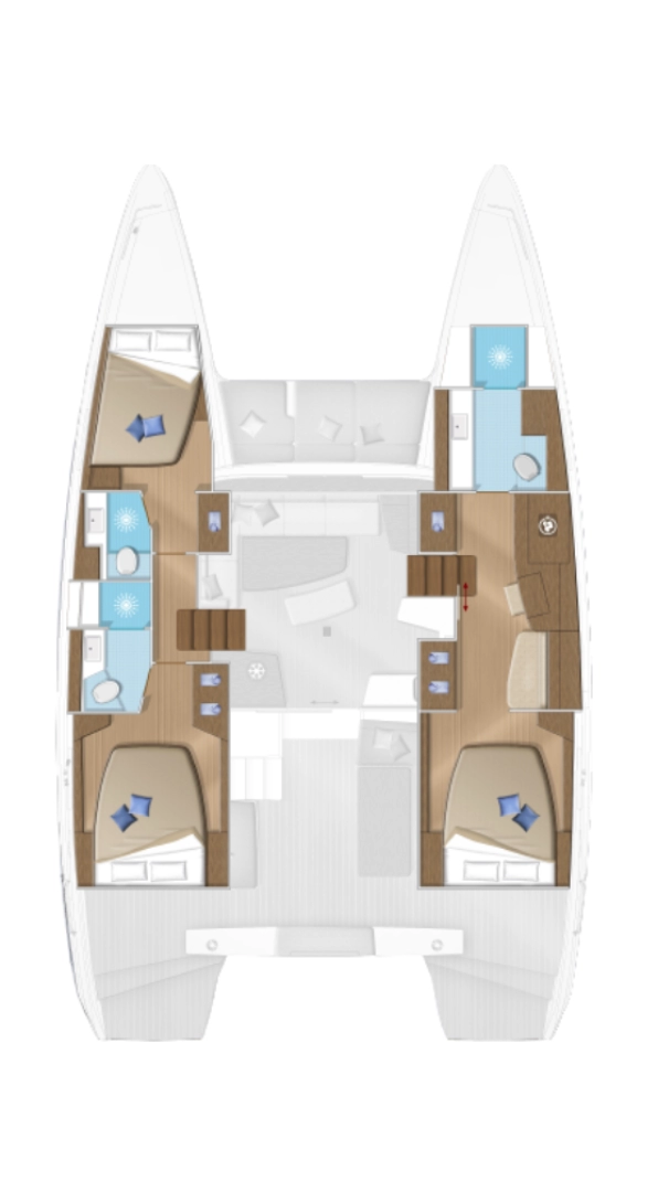 Noleggio Catamarano Lagoon con patente nautica