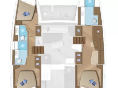 Noleggio Catamarano Lagoon con patente nautica