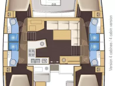 Noleggio Catamarano Lagoon con patente nautica