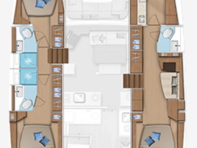 Noleggiare una Lagoon Lagoon 46 a Portocolom