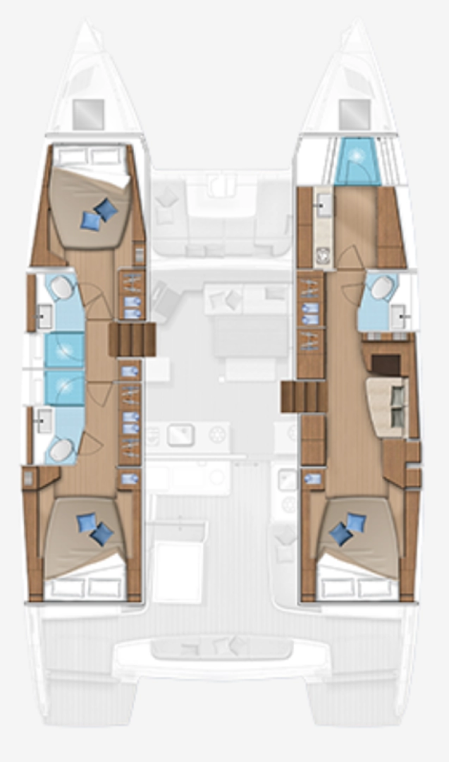 Noleggiare una Lagoon Lagoon 46 a Portocolom