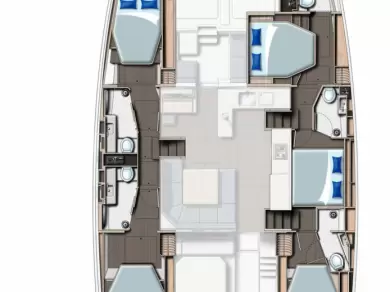 Noleggio Catamarano a Palma de Maiorca – Leopard Catamarans / Robertson & Caine Leopard 50 - 5 + 1 cab