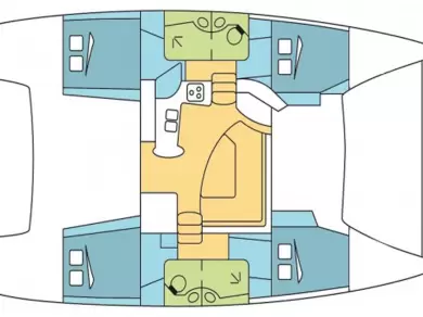 Noleggio barche Fountaine Pajot Lipari 41 a Scardona su Samboat