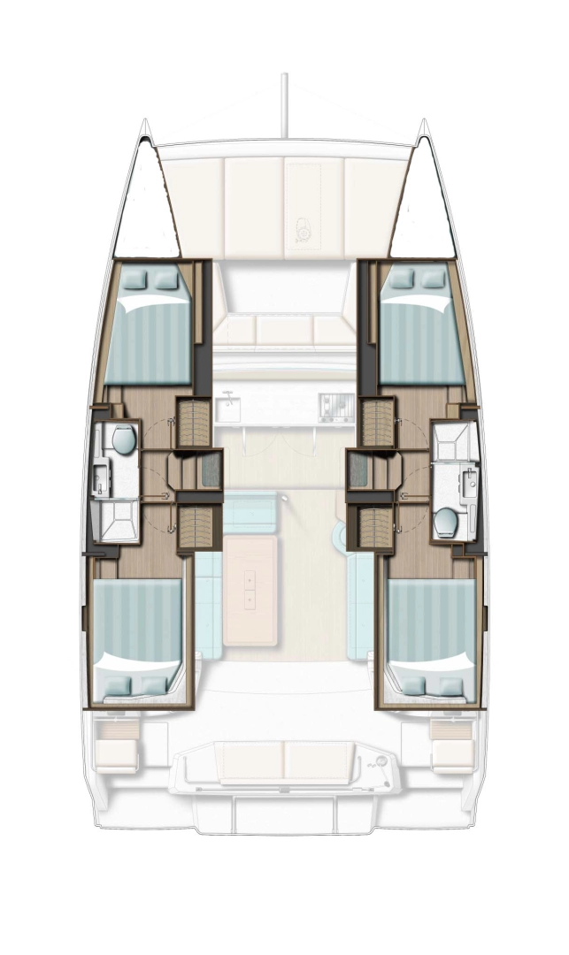 Noleggio Catamarano con o senza skipper Bali a Komolac