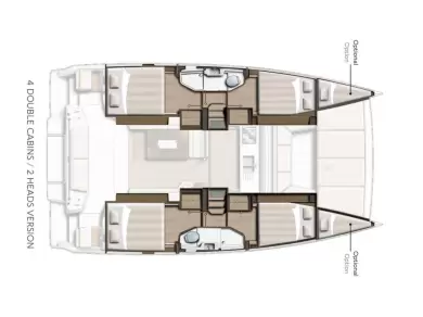 Noleggio Catamarano Bali con patente nautica