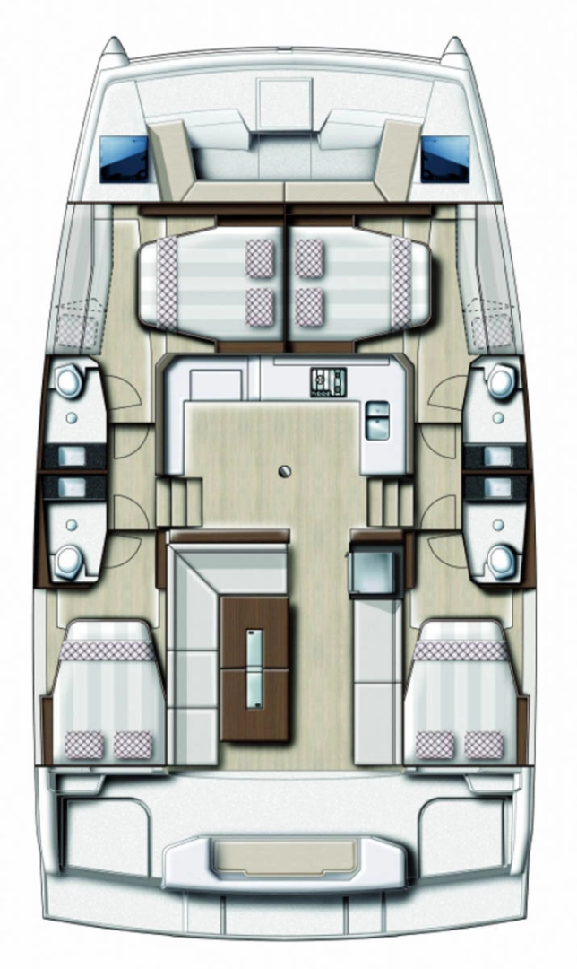 Noleggio barche Seget Donji economico Bali Catspace Voile