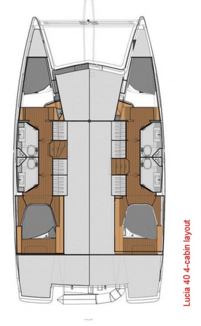 Noleggio Catamarano Fountaine Pajot con patente nautica
