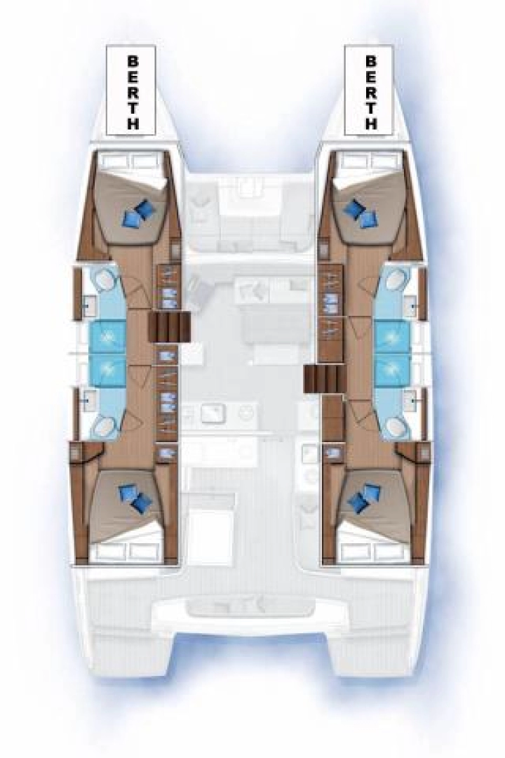 Noleggio barche Seget Donji economico Lagoon 46