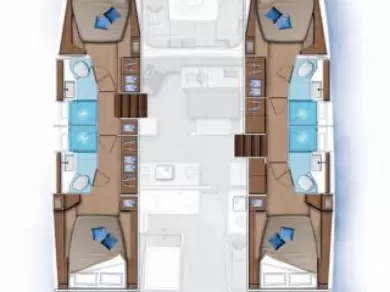 Noleggio barche Seget Donji economico Lagoon 46