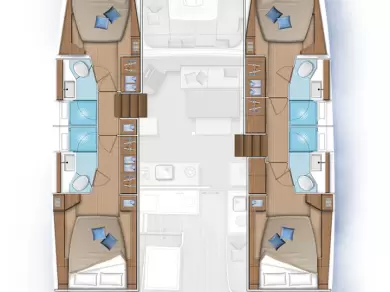 Noleggio Catamarano a Eden Island – Lagoon Lagoon 46