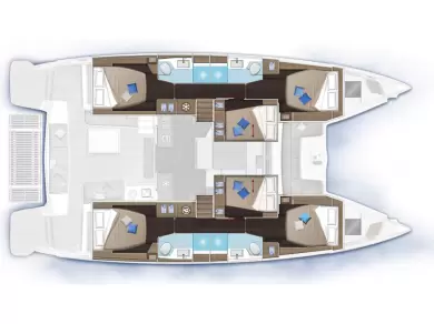 Noleggio barche Marsh Harbour economico Lagoon 51