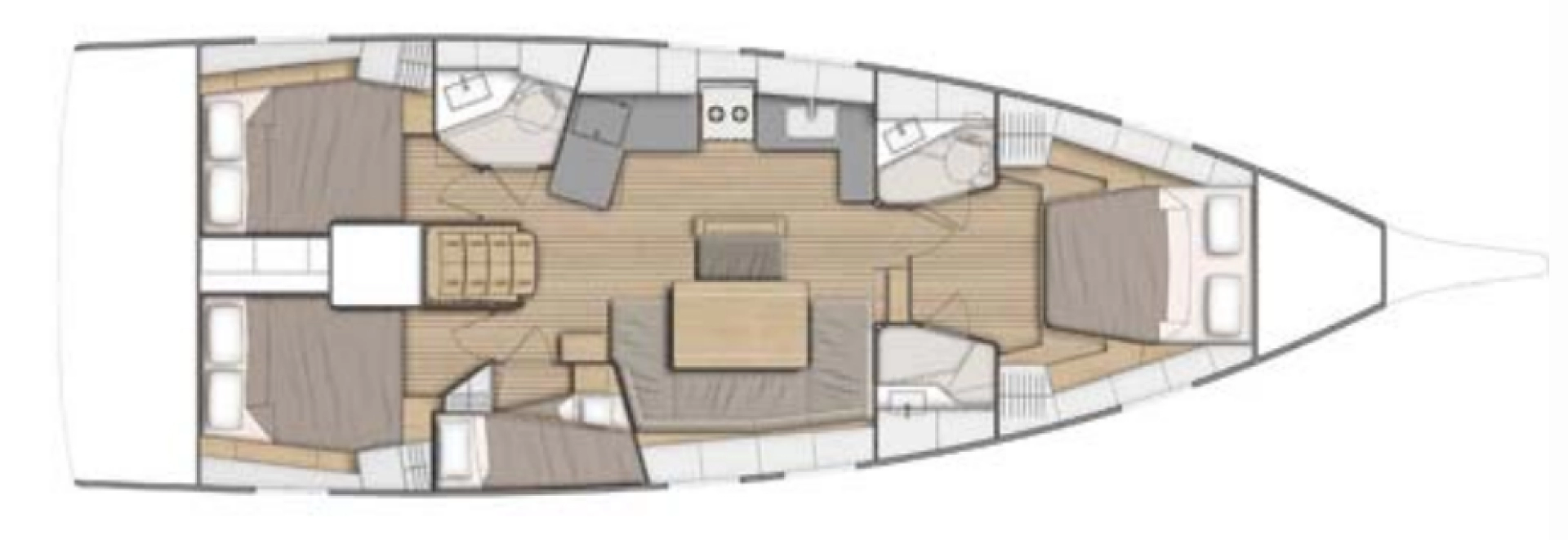 Bénéteau Oceanis 46.1 da affittare a  Komolac