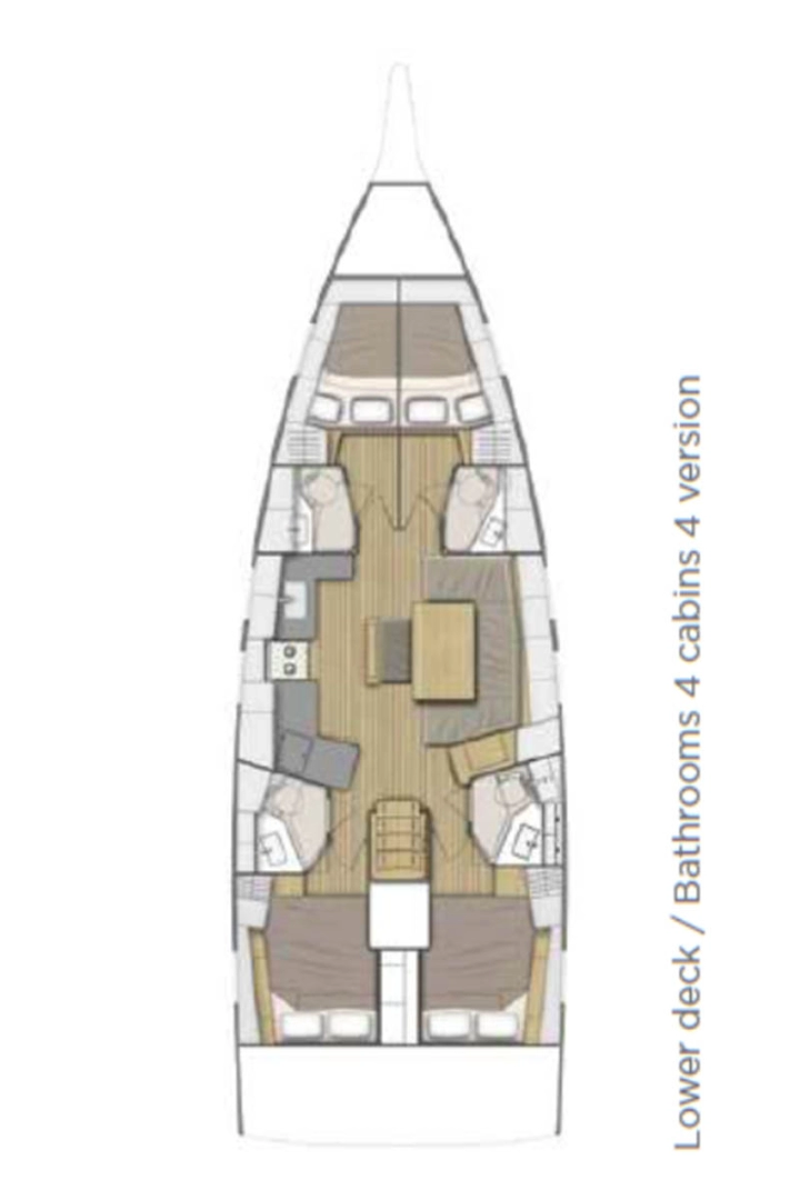 Noleggio Barca a vela a Komolac – Bénéteau Oceanis 46.1