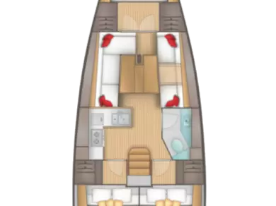 Noleggio Barca a vela a Castelli – Salona Salona 380
