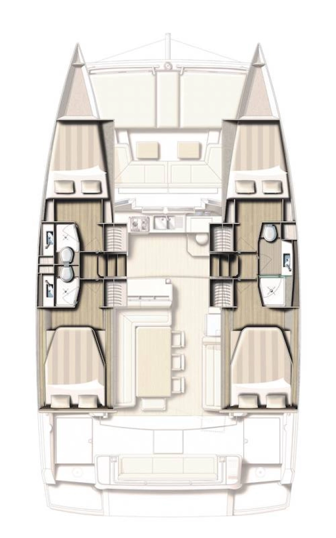Noleggio Catamarano con o senza skipper Bali a Pola