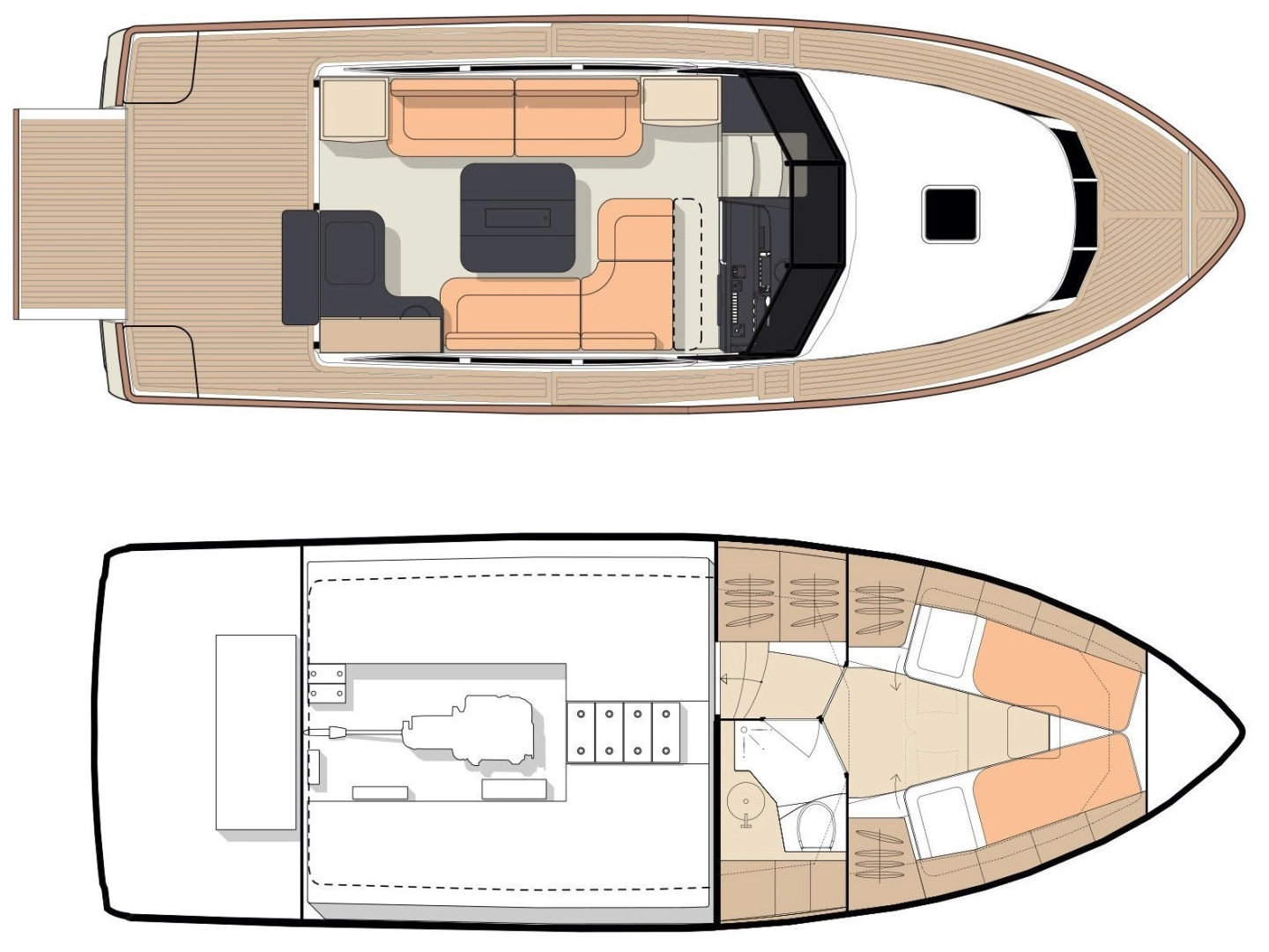 Noleggio Yacht di lusso Greenline Yachts con patente nautica