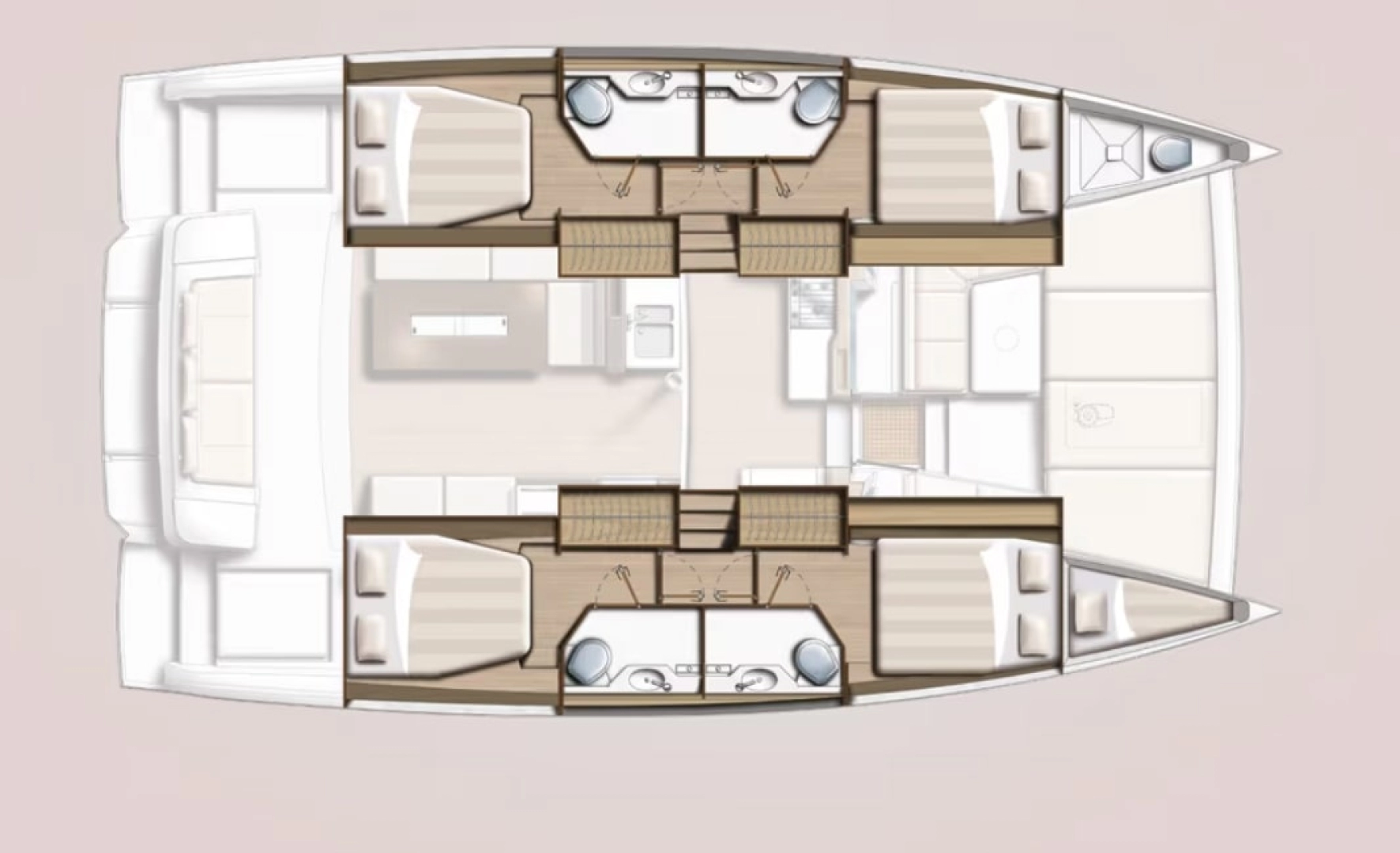 Noleggio Catamarano con o senza skipper Bali a Scardona