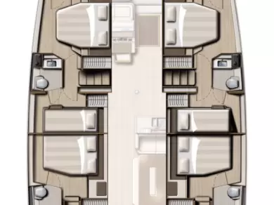 Noleggio Catamarano a Álimos – Bali Bali 4.8