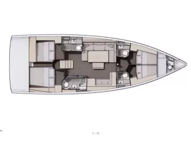 Noleggio Barca a vela a Kos – Dufour Dufour 470