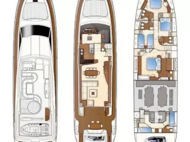 Noleggio barche Ferretti Ferretti Yachts 830 Flybridge a Glyfáda su Samboat